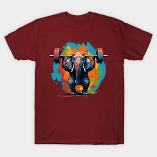 elephant at gym T-Shirt